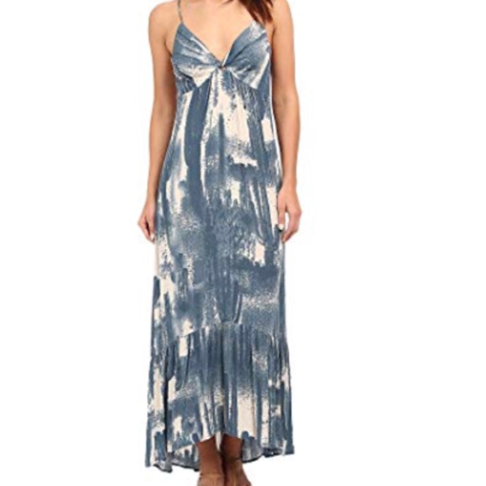 BRIGITTE BAILEY Rahil Blurred Cactus Maxi Dress Arizona Saguaro